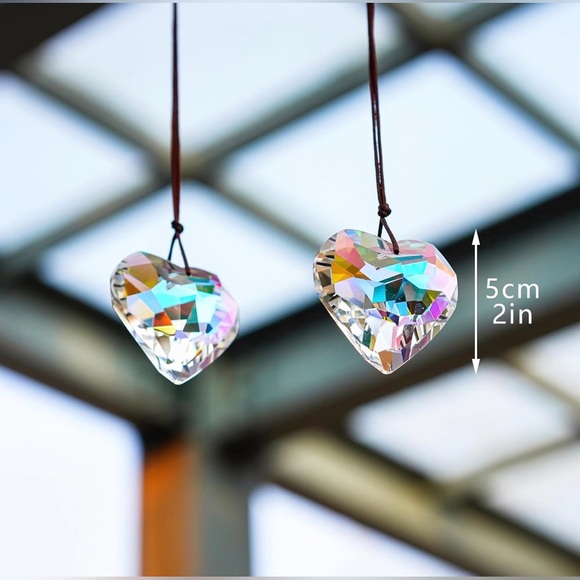 Crystal Heart Sun Catchers - Picture 2 of 5